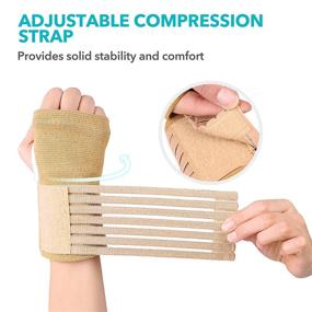 img 1 attached to Compression Support Wrist Adjustable Arthritis Tendonitis