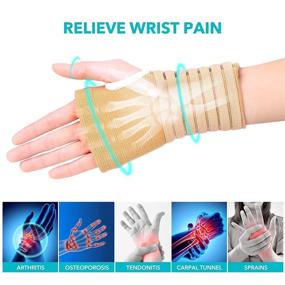 img 3 attached to Compression Support Wrist Adjustable Arthritis Tendonitis