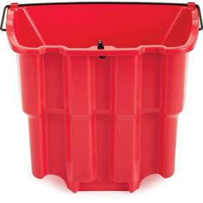img 3 attached to 🪣 Red Rubbermaid Commercial Products Dirty Water Bucket for WaveBrake 2.0, 35 Qt. Mop Bucket System, 18-Quart Capacity - Improved SEO