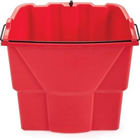 img 2 attached to 🪣 Red Rubbermaid Commercial Products Dirty Water Bucket for WaveBrake 2.0, 35 Qt. Mop Bucket System, 18-Quart Capacity - Improved SEO