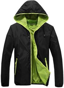img 2 attached to 🧥 Amcupider Hooded Quick Jacket Windbreaker: Stylish and Practical Boys' Clothing for Jackets & Coats