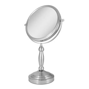 img 1 attached to 💄 Zadro VAN410: Swivel Vanity Makeup Mirror with 10X/1X Magnification, Satin Nickel Finish - Beauty Enhancer for Flawless Makeup Application
