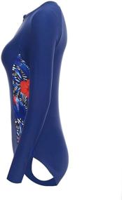 img 1 attached to Women's Printed Swimwear Wetsuit: Ultimate Protective Swimsuit for Stylish Swimwear & Cover Ups