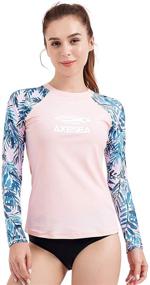 img 4 attached to AXESEA Rashguard Protection Swimsuit Ignatiev Women's Clothing for Swimsuits & Cover Ups