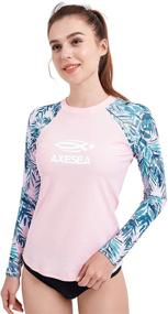 img 1 attached to AXESEA Rashguard Protection Swimsuit Ignatiev Women's Clothing for Swimsuits & Cover Ups