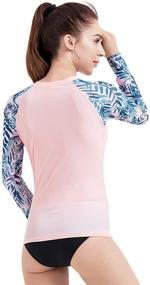 img 2 attached to AXESEA Rashguard Protection Swimsuit Ignatiev Women's Clothing for Swimsuits & Cover Ups