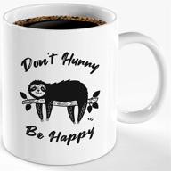 🦥 hilarious sloth coffee mug: perfect cartoon cup for sloth lovers - fun sloth gifts for birthdays, christmas, and more! logo