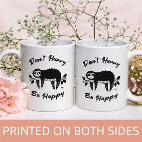 img 3 attached to 🦥 Hilarious Sloth Coffee Mug: Perfect Cartoon Cup for Sloth Lovers - Fun Sloth Gifts for Birthdays, Christmas, and More!