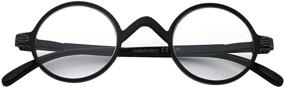 img 2 attached to 👓 Classic Round Reading Glasses for Professors - Reader's Choice