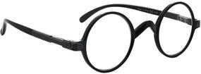 img 4 attached to 👓 Classic Round Reading Glasses for Professors - Reader's Choice
