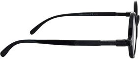 img 1 attached to 👓 Classic Round Reading Glasses for Professors - Reader's Choice