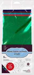 img 4 attached to 📚 Scrapbook Adhesives by 3L Metallic Transfer Foil Sheets, Mixed