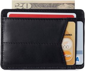 img 3 attached to 🔎 Optimized Search: Alpine Swiss Men's Minimalist Leather Collection of Wallets, Card Cases & Money Organizers