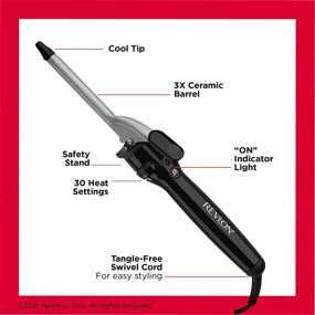 img 1 attached to 🔥 Revlon Perfect Heat Ceramic Curling Iron, 0.5 Inch
