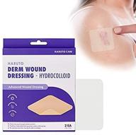 fast healing haruto care derm wound dressing: waterproof adhesive 💨 bandages for effective first aid and wound care - 2 ea логотип