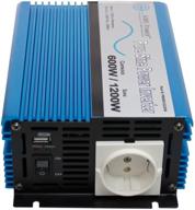 💡 efficient and powerful aims power european 600w 220v 230v 50hz 12vdc pure sine power inverter logo