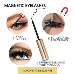 img 1 attached to 💁 Reusable Magnetic Eyelashes with Natural Eyeliner for Enhanced SEO