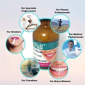 img 1 attached to CocoPull - Organic Oil Pulling with Coconut and Peppermint Oil for Healthy Teeth, Gums, and Fresh Breath. Natural Teeth Whitening (8oz)