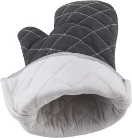 img 2 attached to 🔥 ARCLIBER Oven Mitts: Flame Retardant, Heat Resistant up to 425°F, 15 Inch, Black (2-Pack)