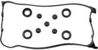 🔧 eccpp valve cover gasket - compatible with 1.6l sohc d16y7 d16y8 d15z1 d16z6 engines (1992-2000) - for honda civic models (1993-1997) and honda civic del sol logo