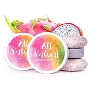 🌿 sumptuous sweet & sassy shampoo + conditioner bars: 1 shampoo, 1 conditioner. made in usa, natural & organic, sls-free, color-safe hair care. logo