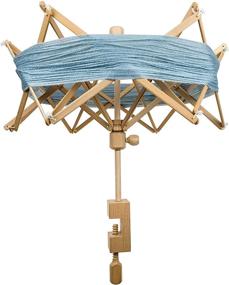 img 3 attached to 🧶 Stanwood Needlecraft Wooden Umbrella Swift - Medium: Perfect Yarn Winder for Effortless Crafting and Tangle-Free Knitting