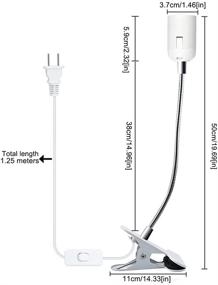 img 1 attached to 🔆 Flexible Gooseneck Reading Light - DoRight Fixture