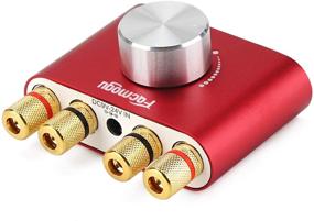 img 1 attached to Facmogu F900 Red Bluetooth Amplifier With Adapter 5A 12V DC