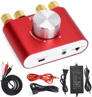 facmogu f900 red bluetooth amplifier with adapter 5a 12v dc logo