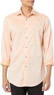 men's clothing and shirts: calvin klein herringbone 3/5 sleeve logo
