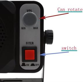 img 3 attached to 🔊 Universal CB Speaker with 10W Power Output - Kenmax 3.5mm Jack - Ideal for Mobile Radios, Car Radios FT-8100R, FT-8800R, FT-2600M, FT-3000M, FT-1802M, FT-1807M