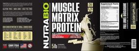 img 1 attached to NutraBio 25g Protein Powder - Whey Isolate and Micellar Casein Blend - Fast & Slow Release - Vanilla Flavor - 5 lb, 72 Servings