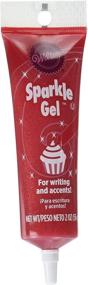 img 1 attached to Wilton Red Sparkle Gel Icing Dispenser: Convenient Decorating Tool for Stunning Cake Designs!