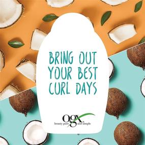 img 1 attached to 🥥 OGX Quenching Coconut Curls Frizz-Defying Curl Styling Milk, Nourishing Leave-In Hair Treatment with Coconut Oil, Citrus Oil & Honey, Paraben-Free and Sulfated-Surfactants Free, 6 fl oz