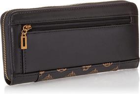 img 3 attached to GUESS Noelle Large Around Wallet Women's Handbags & Wallets in Wallets