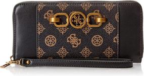 img 4 attached to GUESS Noelle Large Around Wallet Women's Handbags & Wallets in Wallets