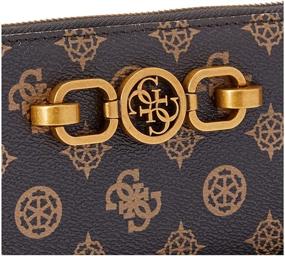 img 2 attached to GUESS Noelle Large Around Wallet Women's Handbags & Wallets in Wallets