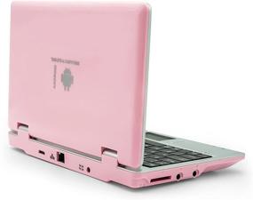 img 4 attached to 7-inch Mini Laptop Computer, Powered by Android 5.1.1 OS, Quad Core, 8GB ROM, HDMI, WiFi - Pink, Portable