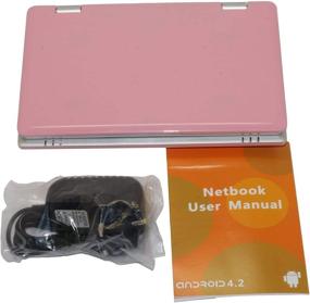 img 1 attached to 7-inch Mini Laptop Computer, Powered by Android 5.1.1 OS, Quad Core, 8GB ROM, HDMI, WiFi - Pink, Portable