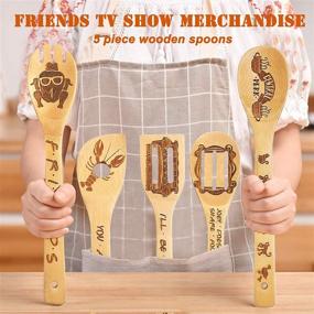 img 3 attached to Friends Wooden Spoons Set: Authentic Friends TV Show Merchandise for Cooking and Kitchen Decor - 5PCS Housewarming Gifts