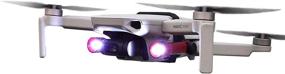 img 4 attached to 🚁 TOMAT Mavic Mini 2 Night Flight Lights Kit - Enhancing DJI Mini 2/Mini SE/Mavic Mini Drone with LED Flashlight Lamp - Buy Drone Accessories Online