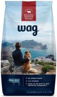 🐶 amazon brand - high-protein, grain-free wag dry dog/puppy food with beef, salmon, turkey, lamb, chicken логотип