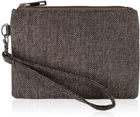 img 2 attached to 👜 Stylish Vegan Leatherette Clutch Pouch Purse: Women's Must-Have Handbags & Wallets