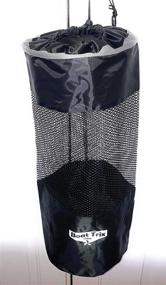 img 1 attached to 🚤 Large Hoop Reusable Mesh Boat Trash Bag - Model 2021 - Optimize Your Boat's Waste Management