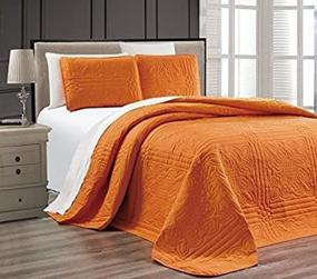 img 2 attached to Oversize Bedspread Embossed Coverlet 106 Inch