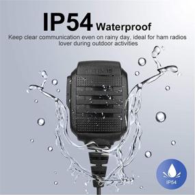 img 3 attached to Waterproof Shoulder Mic for Retevis & Baofeng Walkie Talkies - Compatible with BF-F8HP, UV-5R, H-777, RT19, RT21, RT22, RT27, RT-5R, and Arcshell AR-5 Two Way Radios (2 Pack)