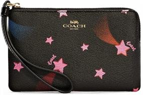 img 2 attached to 👜 Coach F58035 Signature Leather Women's Wristlet Handbag and Wallet in Wristlets