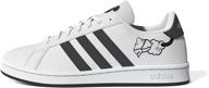 iconic style and performance: adidas men's grand court sneaker logo