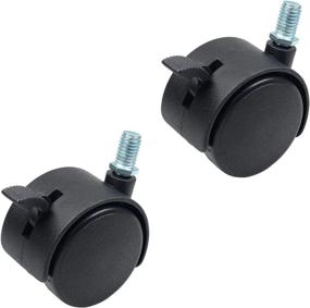 img 4 attached to MroMax Threaded Double Swivel Casters Material Handling Products