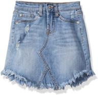 girls' blue skirt - all mankind girls' clothing logo